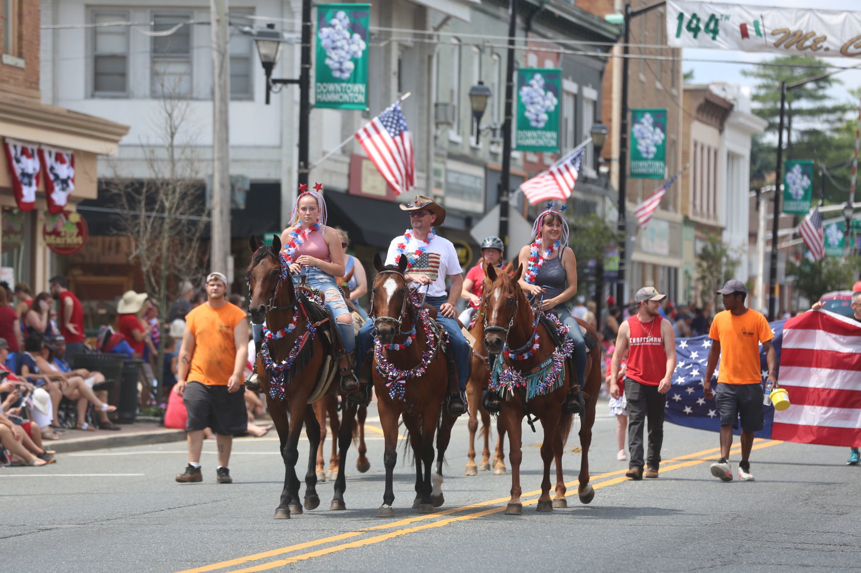 Hammonton's annual Fourth of July parade 2019 along Bellevue Avenue.